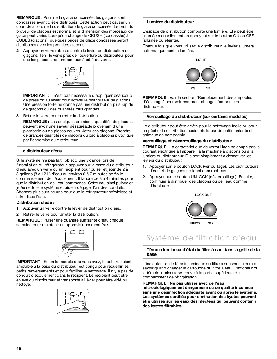 Thermador KBUDT4860A User Manual | Page 46 / 60