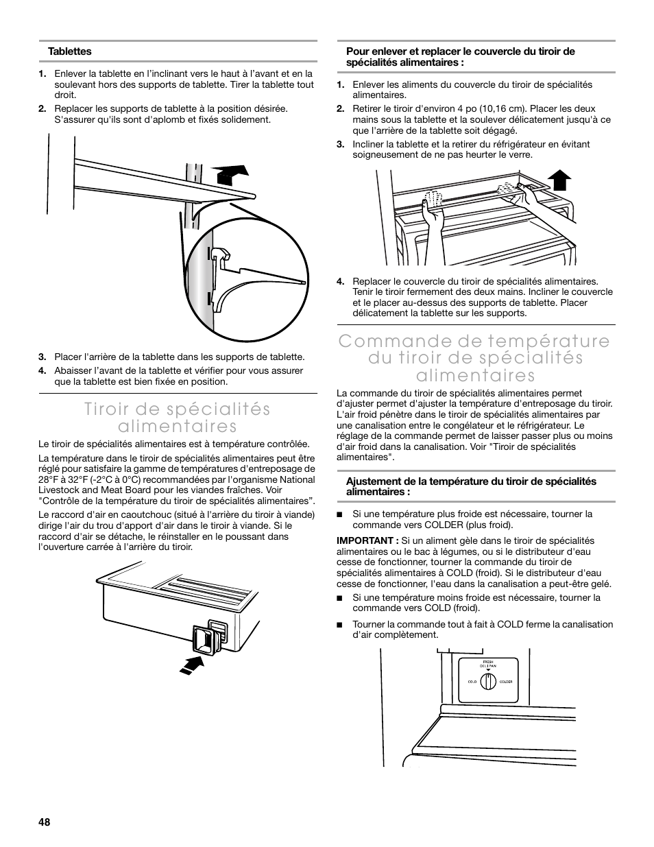 Thermador KBUDT4860A User Manual | Page 48 / 60