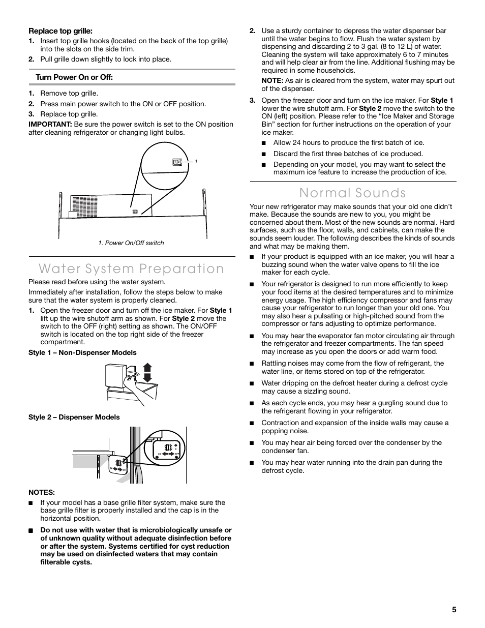 Thermador KBUDT4860A User Manual | Page 5 / 60