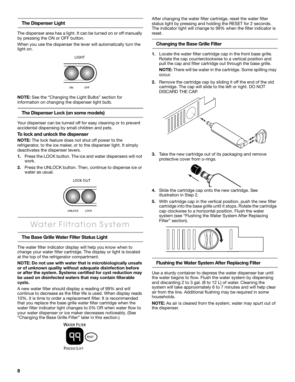 Thermador KBUDT4860A User Manual | Page 8 / 60