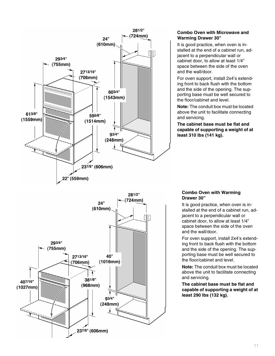 Thermador POD302 User Manual | Page 11 / 44