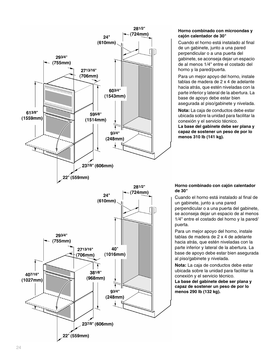 Thermador POD302 User Manual | Page 24 / 44