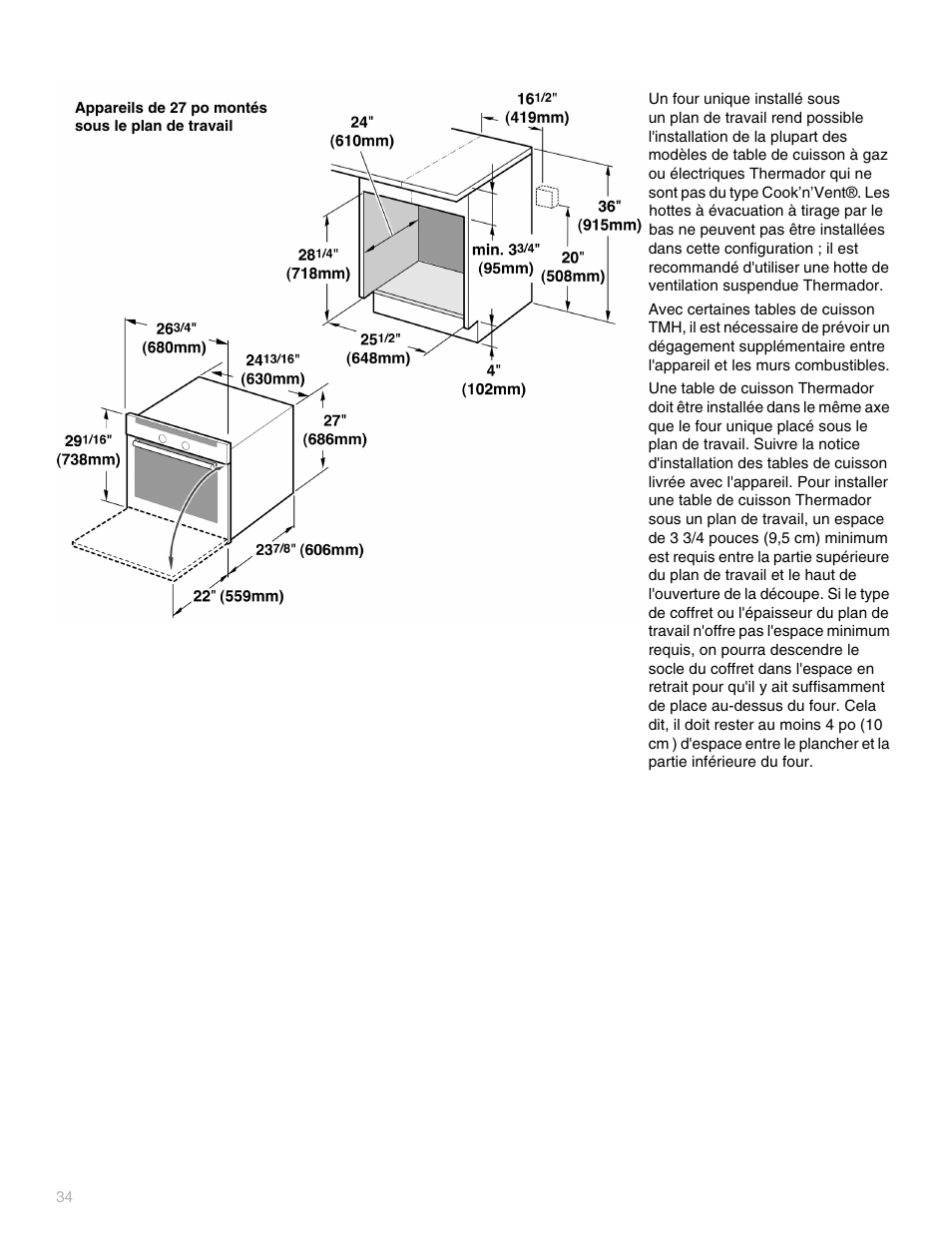 Thermador POD302 User Manual | Page 34 / 44