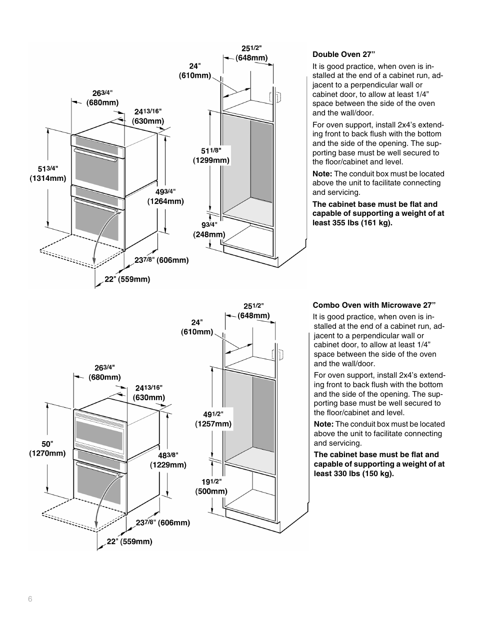 Thermador POD302 User Manual | Page 6 / 44