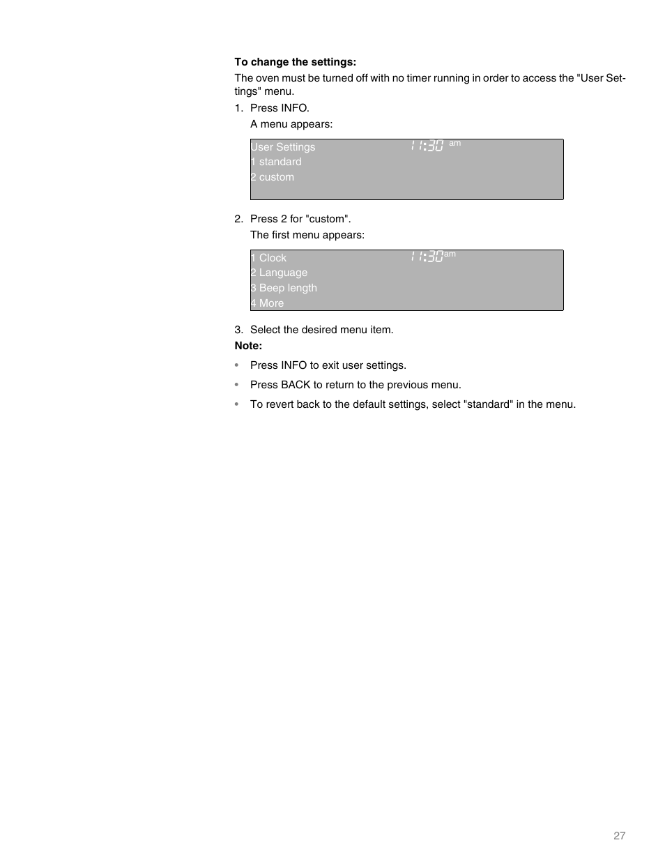 Thermador MEMW271 User Manual | Page 27 / 52