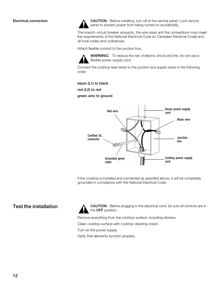 Thermador CIT304 User Manual | Page 11 / 35