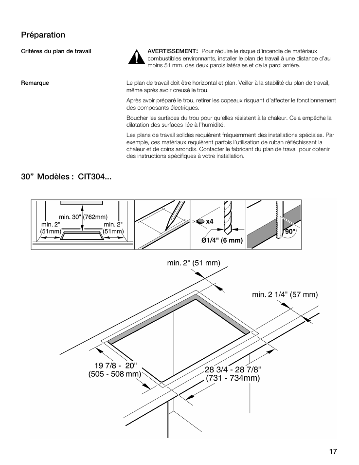 Thermador CIT304 User Manual | Page 16 / 35