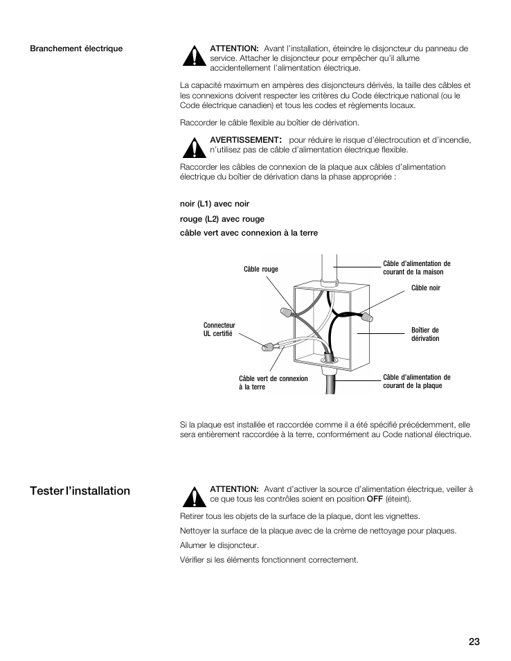 Thermador CIT304 User Manual | Page 22 / 35