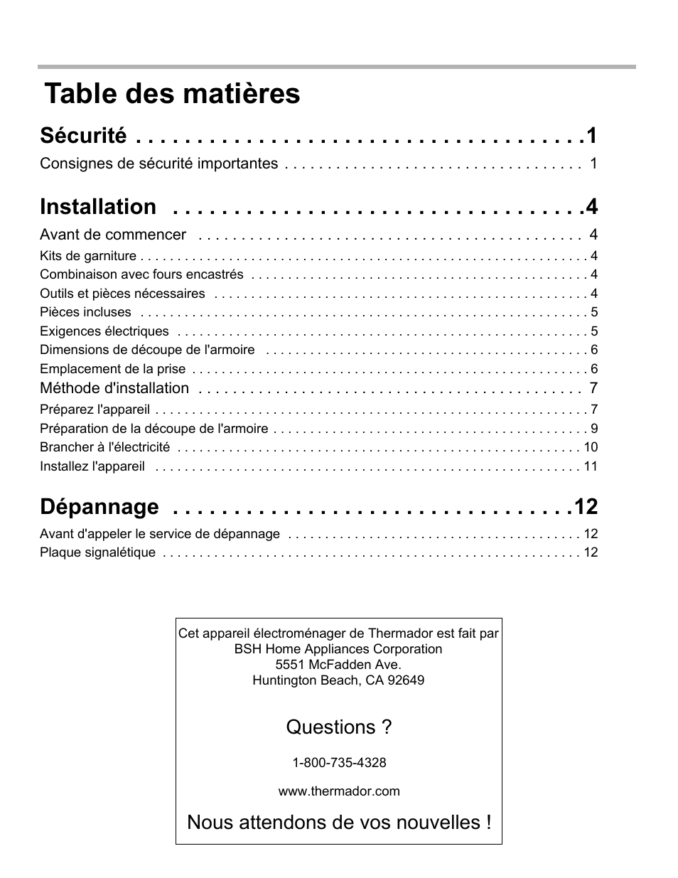 Thermador MET30E User Manual | Page 14 / 44