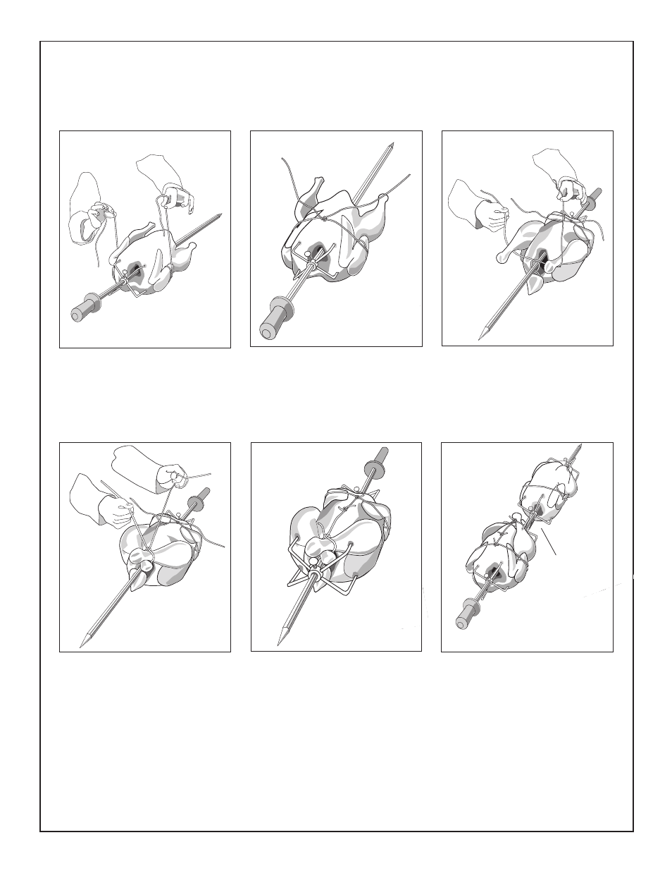 Trussing poultry for the rotisserie | Thermador Char-Glo CGB36RU User Manual | Page 21 / 28