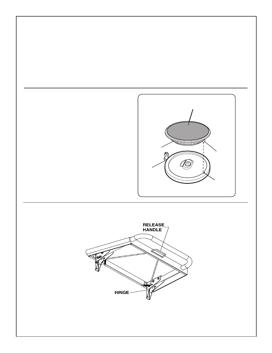 General side burner information, Side shelf underside view of side shelf | Thermador Char-Glo CGB36RU User Manual | Page 23 / 28