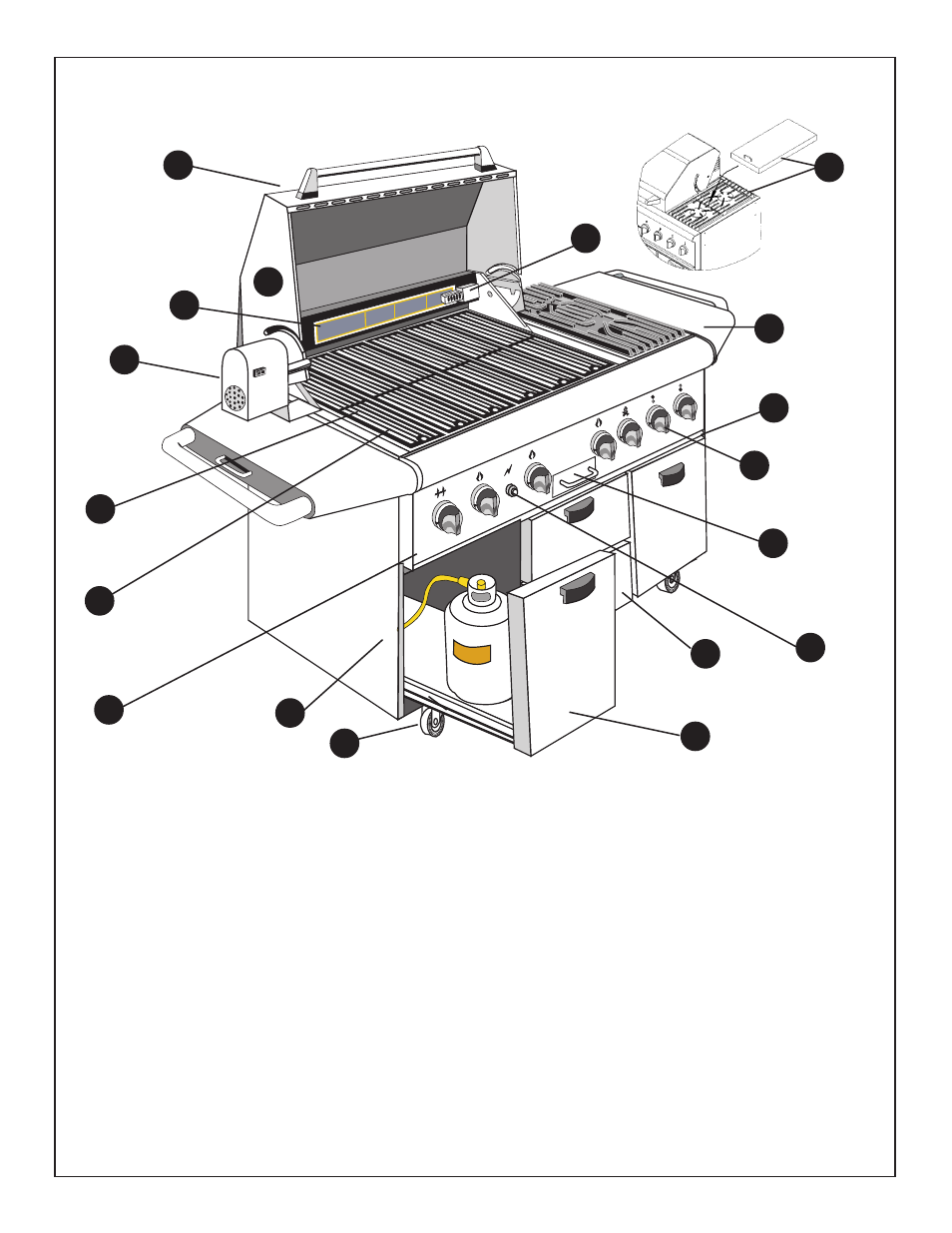 Thermador Char-Glo CGB36RU User Manual | Page 8 / 28