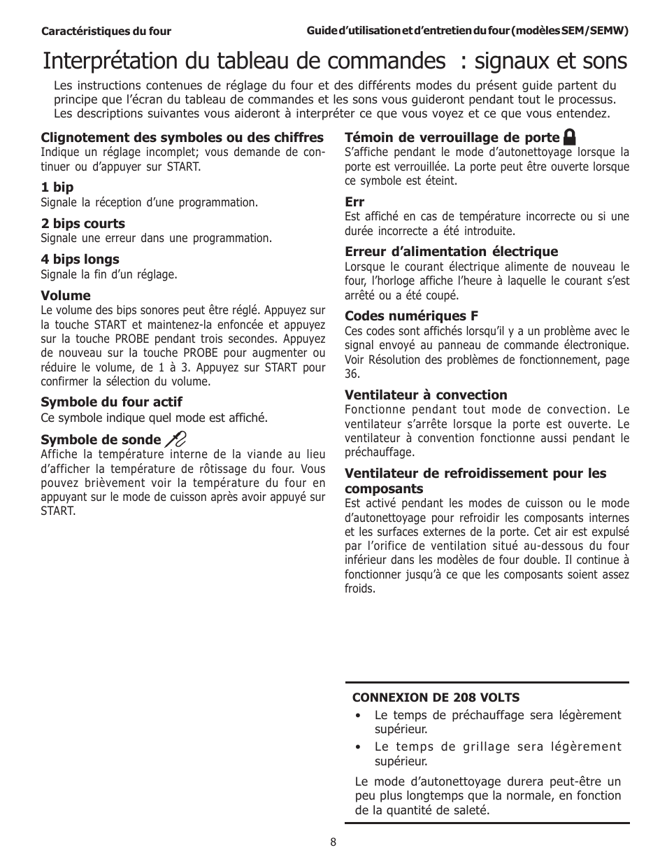 Thermador SEMW272 User Manual | Page 52 / 128
