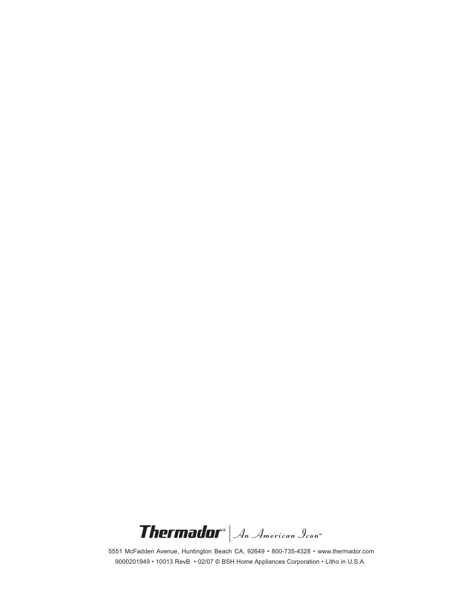 Thermador VCI 236 User Manual | Page 28 / 28