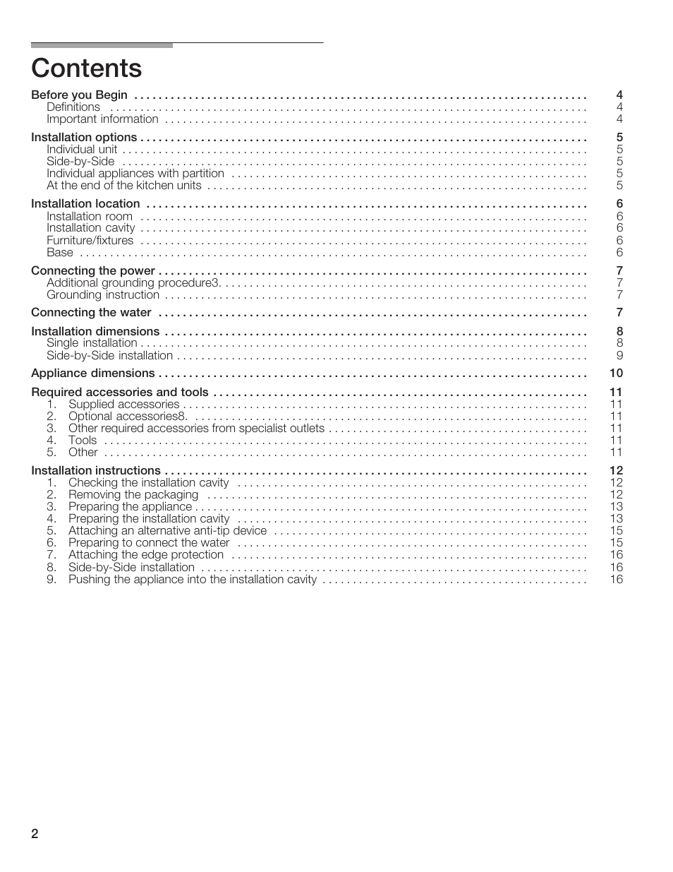 Thermador 9000189697 User Manual | Page 2 / 93