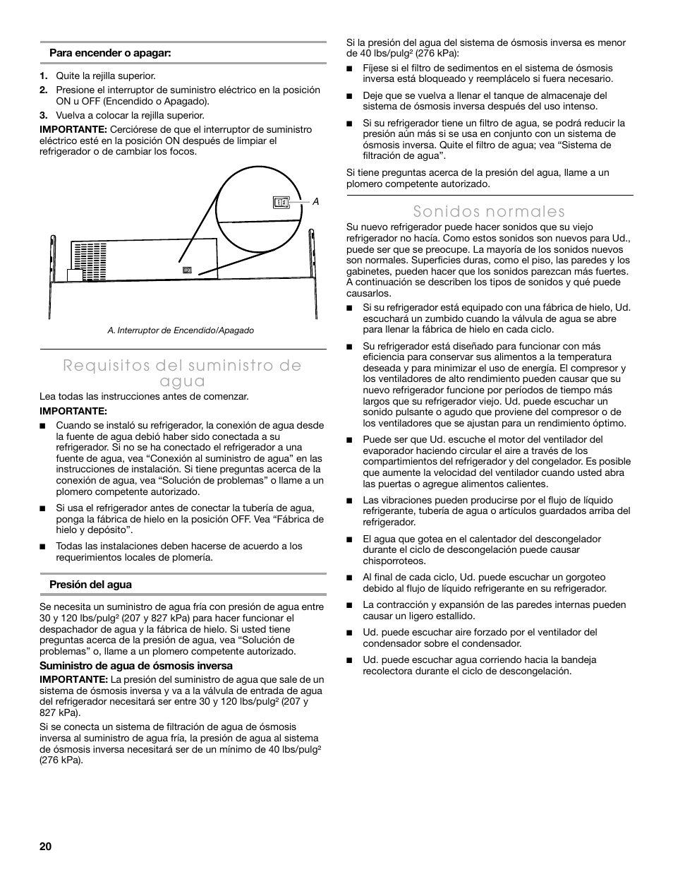 Thermador KBURT3665E User Manual | Page 20 / 48