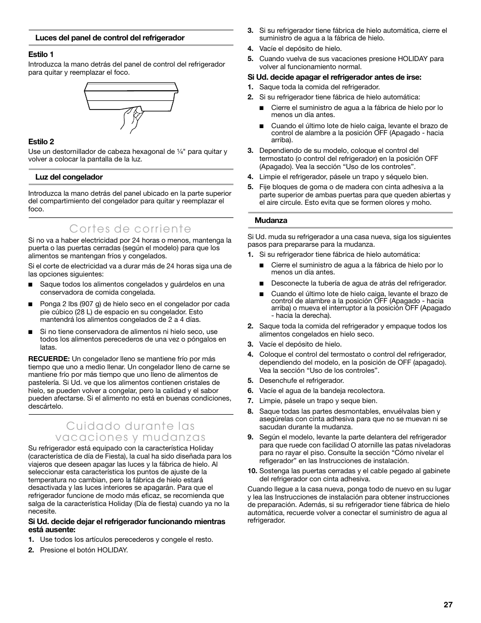 Thermador KBURT3665E User Manual | Page 27 / 48