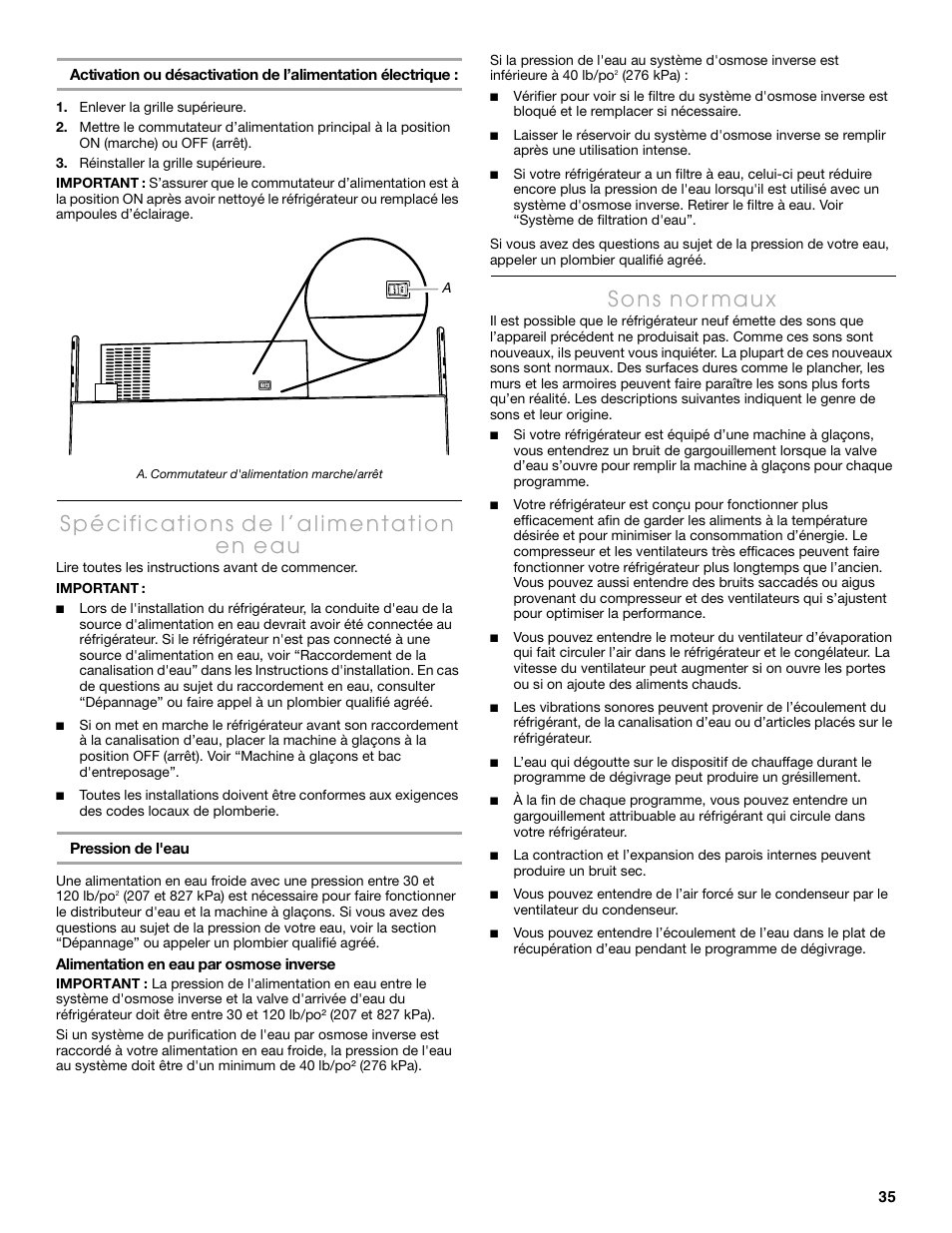 Thermador KBURT3665E User Manual | Page 35 / 48