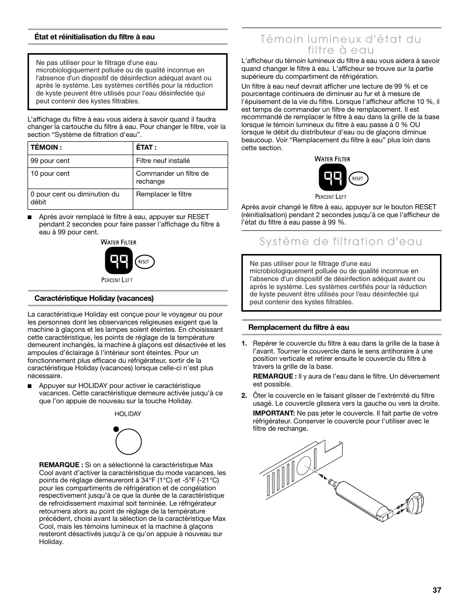 Thermador KBURT3665E User Manual | Page 37 / 48