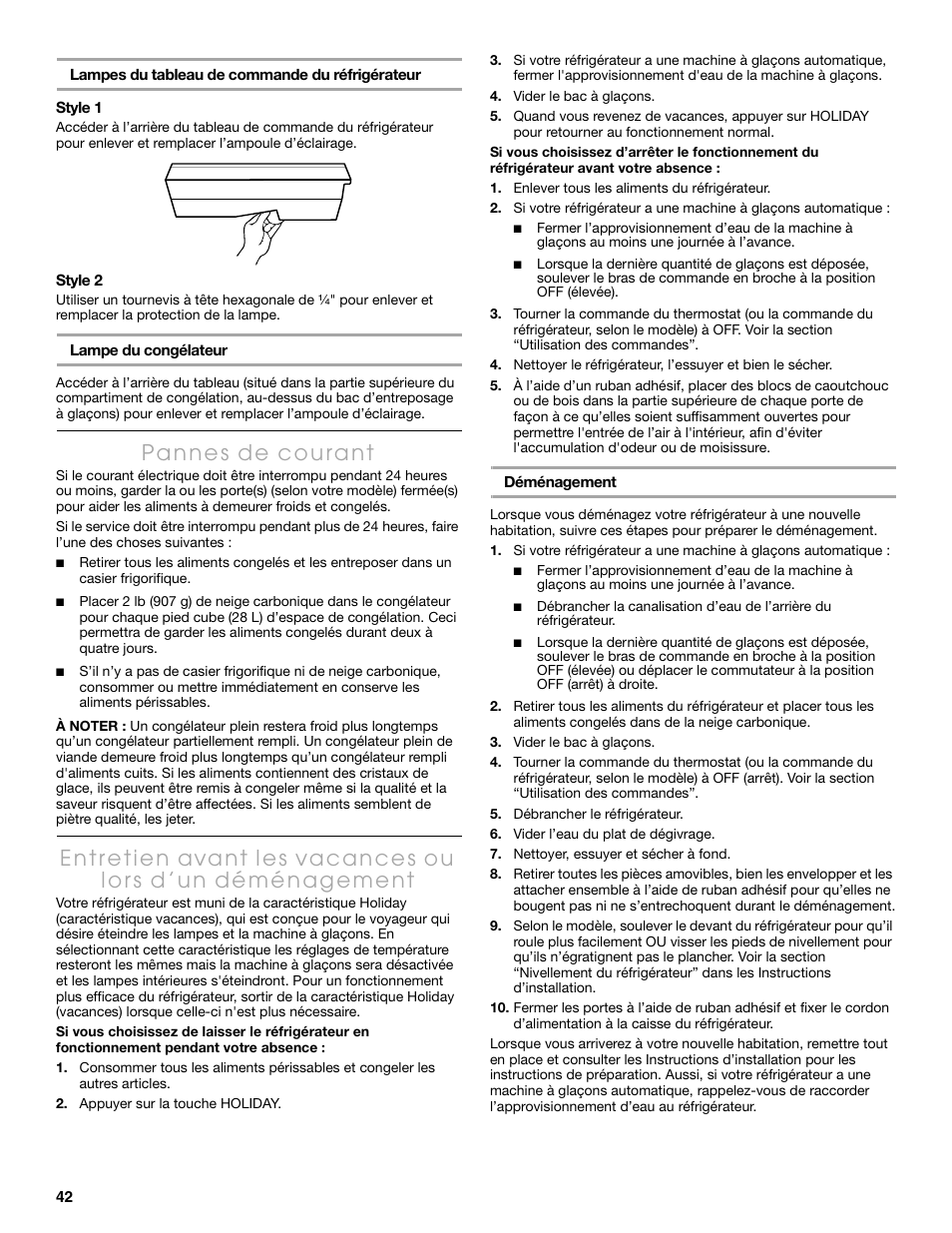 Thermador KBURT3665E User Manual | Page 42 / 48