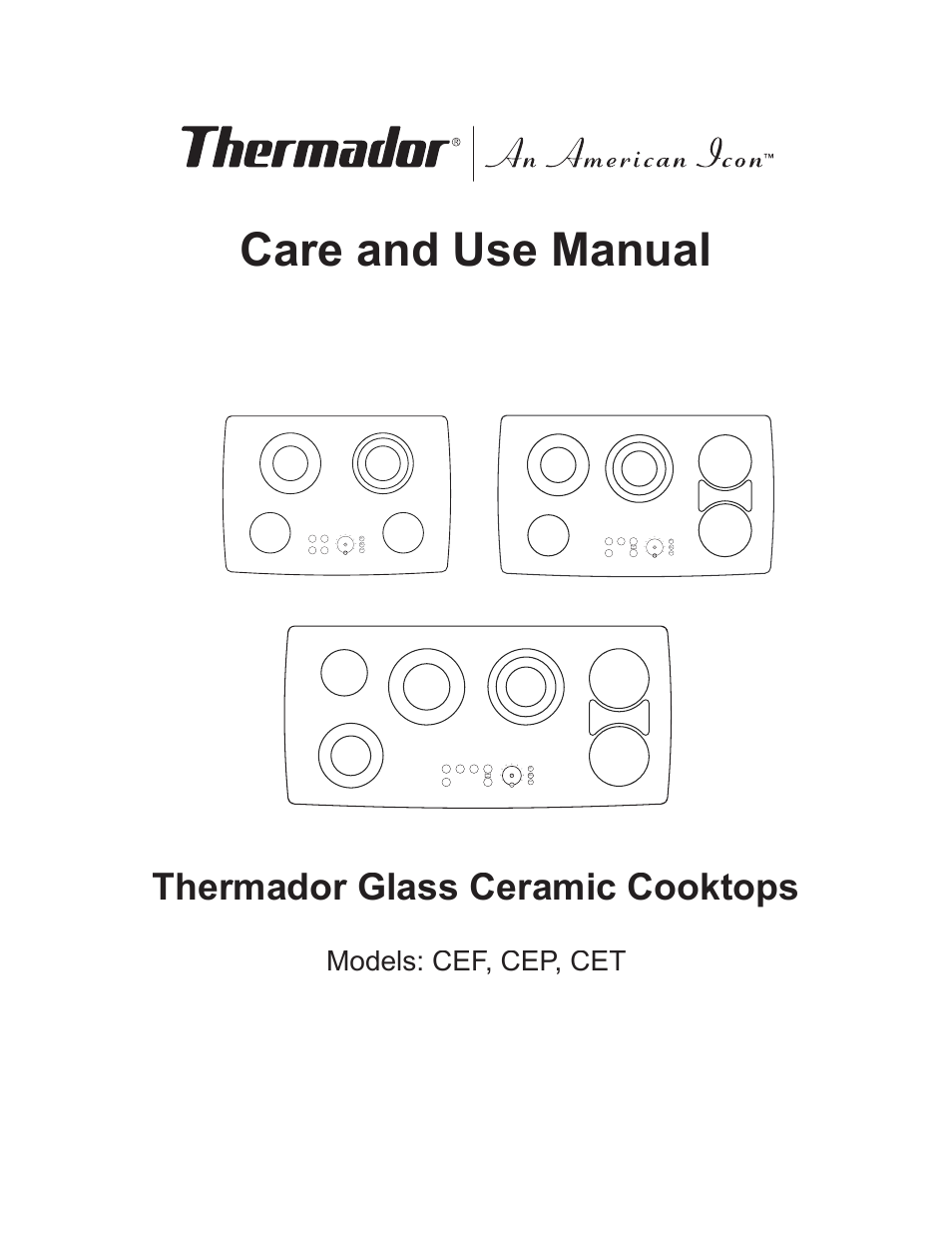 Thermador CEP User Manual | 56 pages