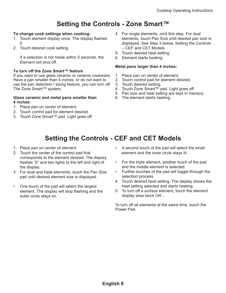 Thermador CEP User Manual | Page 12 / 56