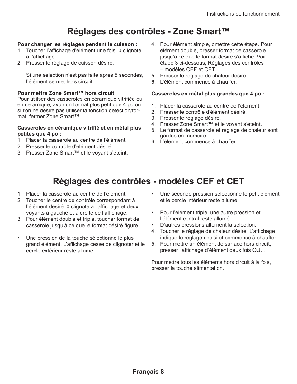 Thermador CEP User Manual | Page 30 / 56