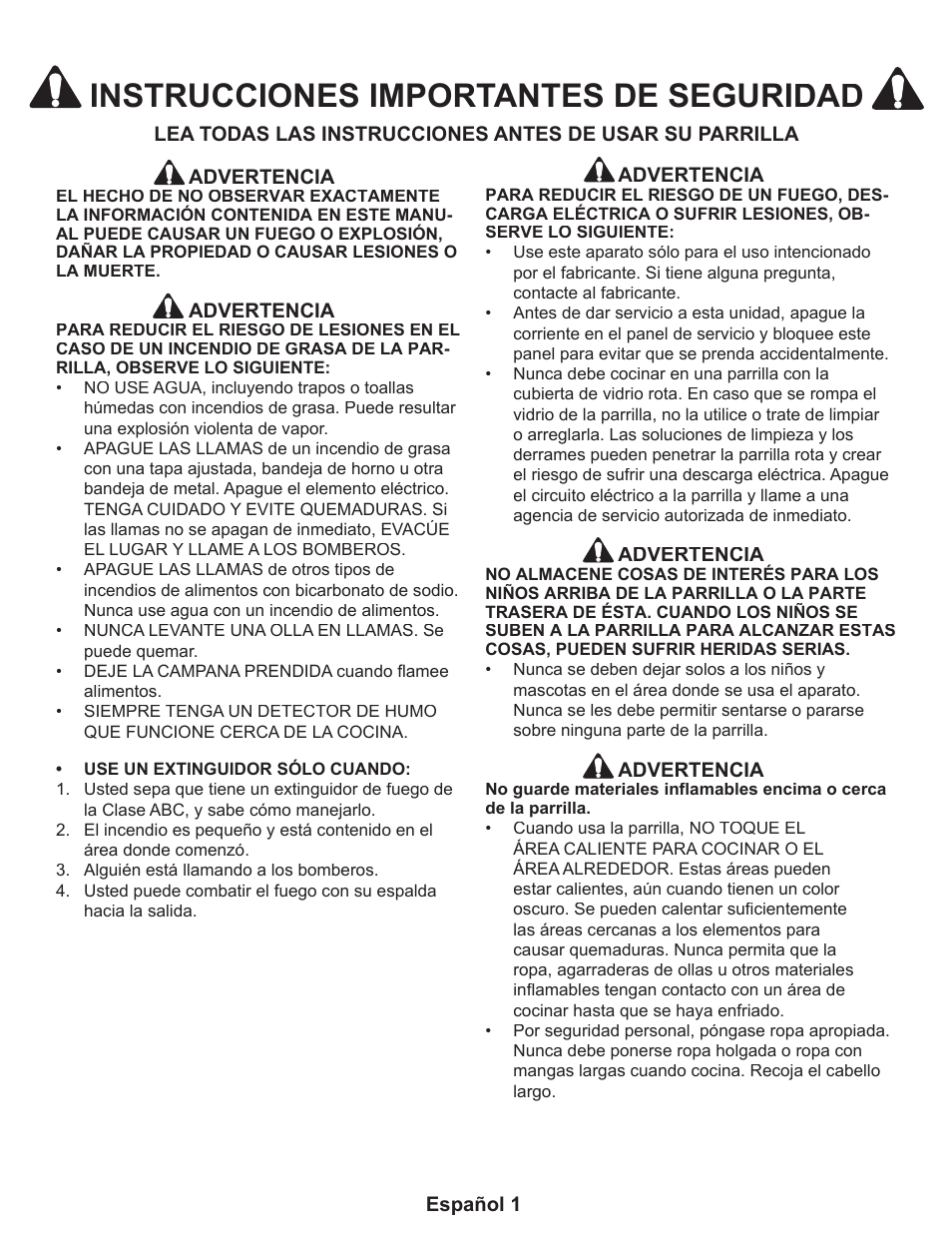 Instrucciones importantes de seguridad | Thermador CEP User Manual | Page 41 / 56