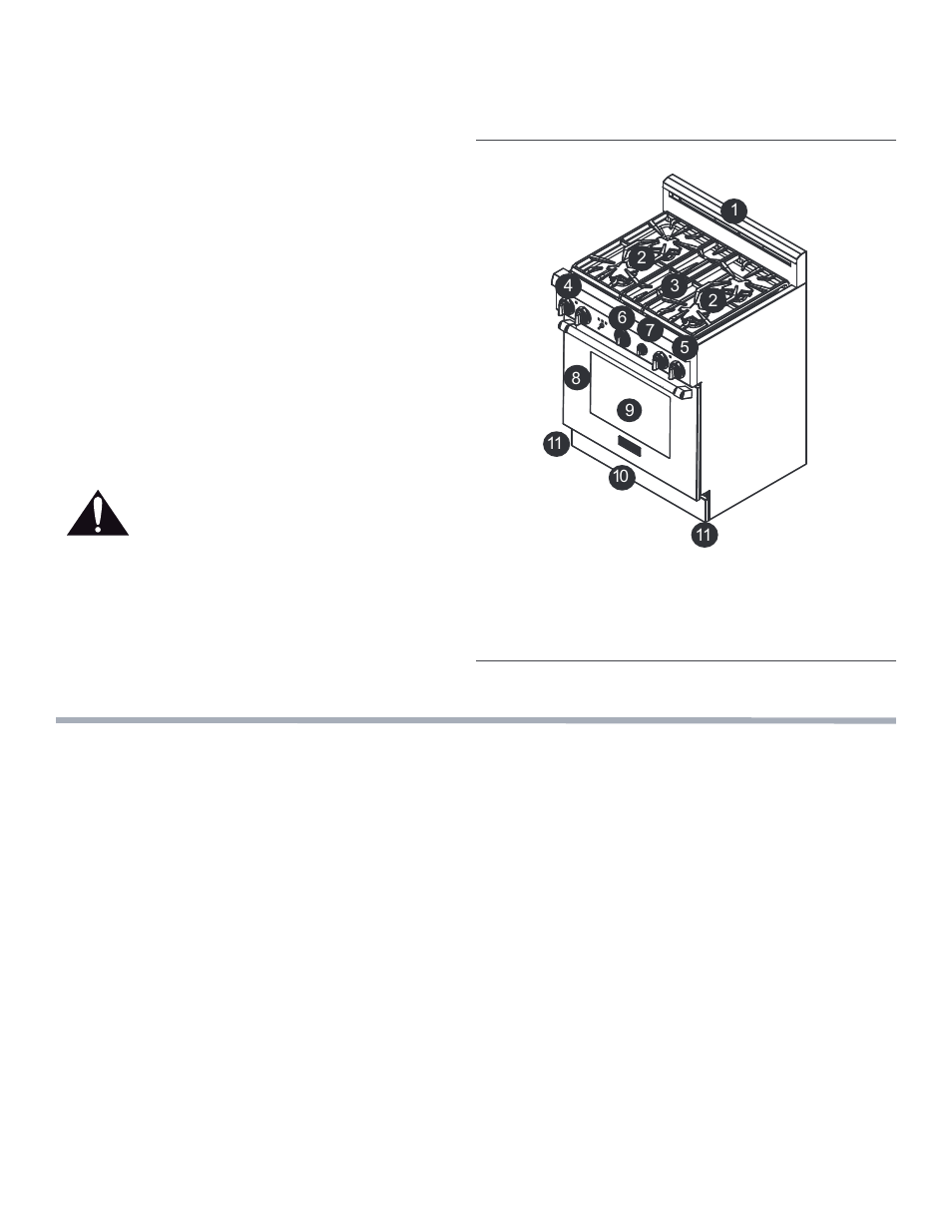 Uso de la superficie de cocina, Modelo e identificación de piezas: estufa de 30, Quemadores sellados star | Clave para modelo de 30 | Thermador PRL48 User Manual | Page 91 / 120