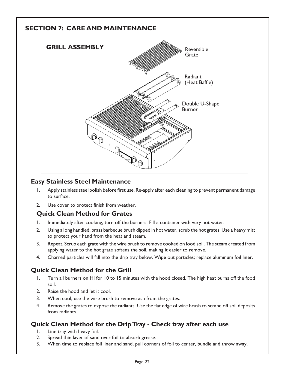 Thermador Char Glo Outdoor Barbecues CGB48FZLP User Manual | Page 24 / 28