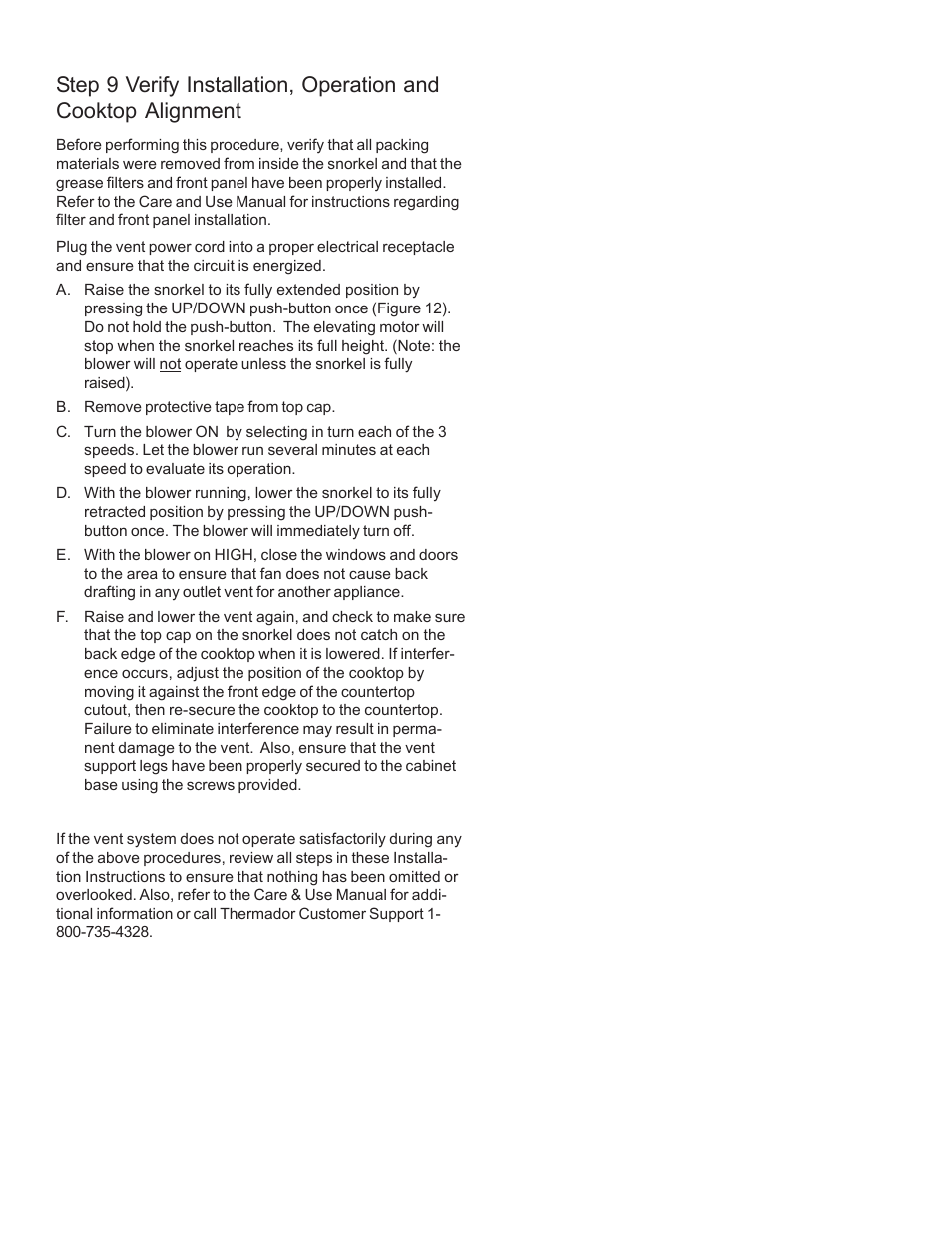 Thermador CVS2 User Manual | Page 15 / 42