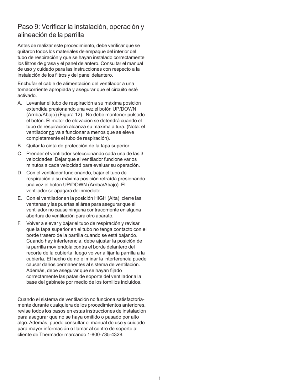 Thermador CVS2 User Manual | Page 41 / 42