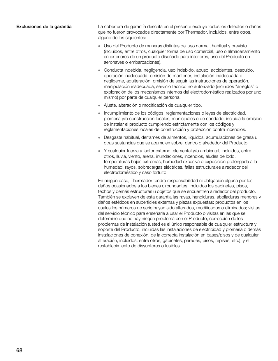 Thermador CET304FS User Manual | Page 68 / 72
