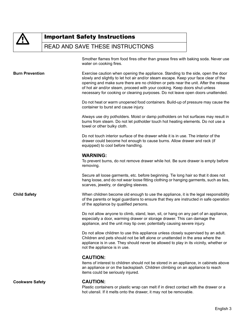 Thermador WD27 User Manual | Page 6 / 52
