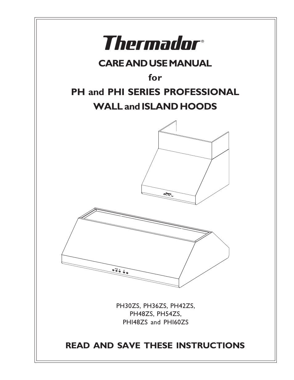 Thermador PH36ZS User Manual | 8 pages