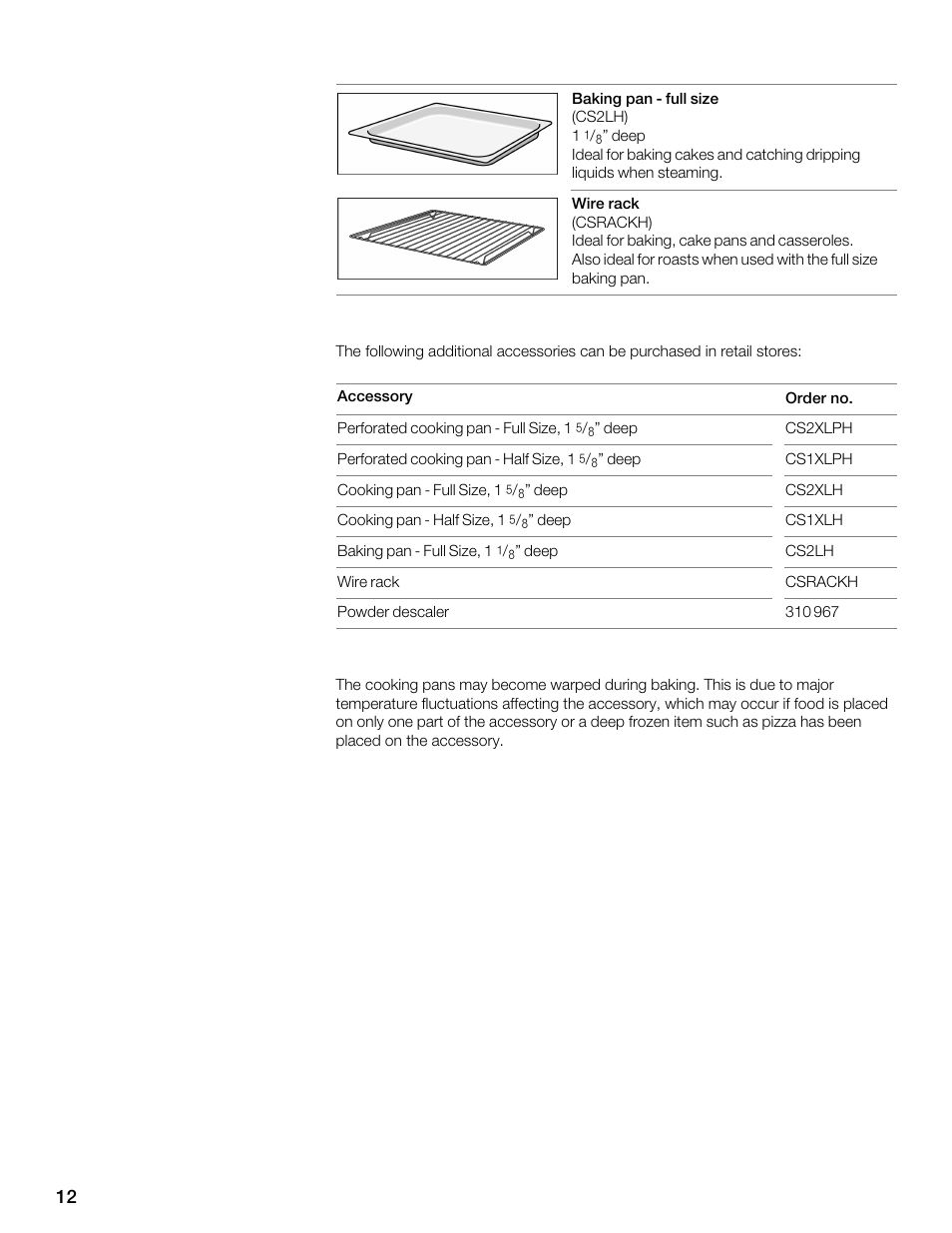 Thermador MES301HS User Manual | Page 12 / 64