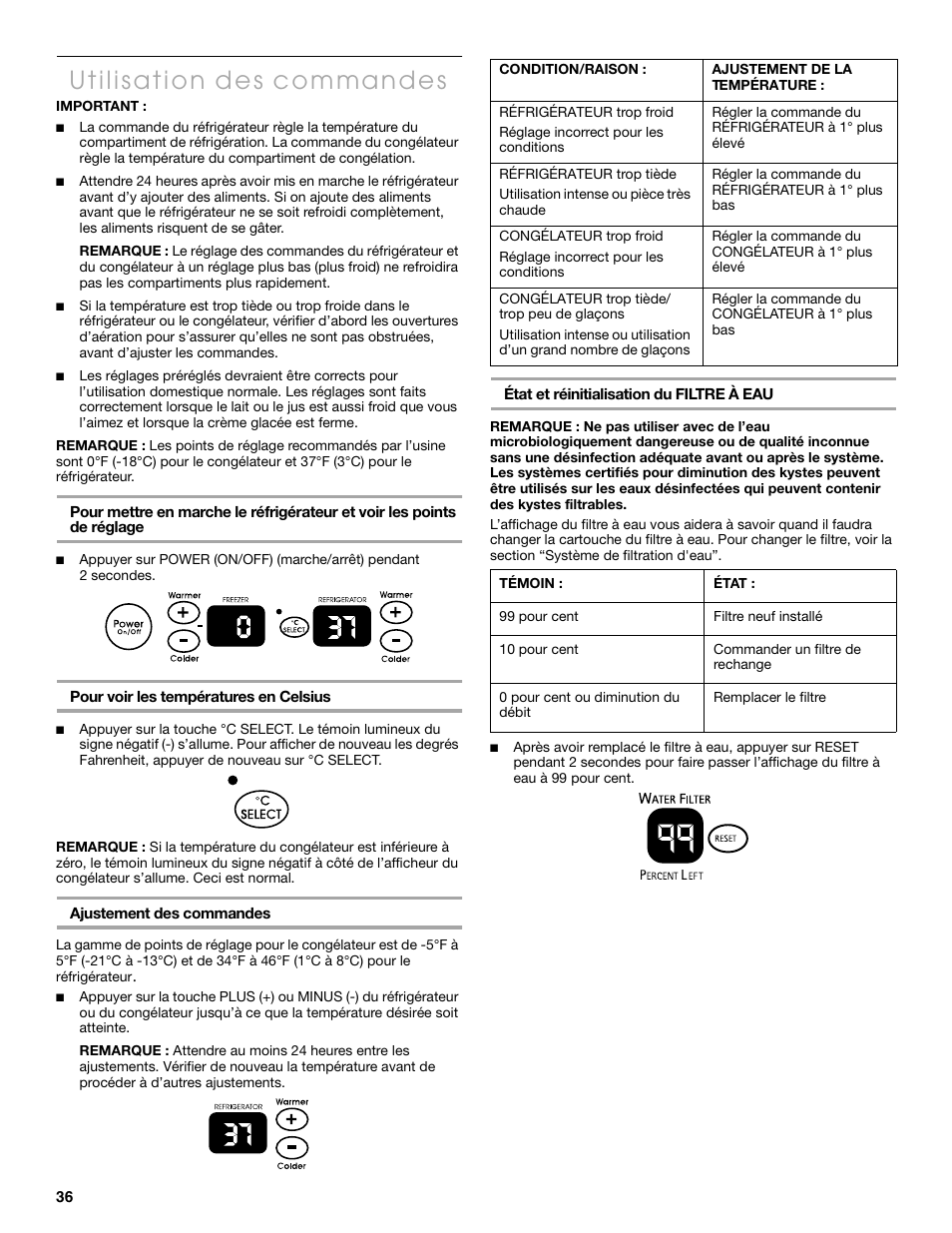 Thermador KBULT3651A User Manual | Page 36 / 48