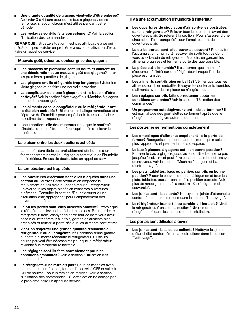 Thermador KBULT3651A User Manual | Page 44 / 48