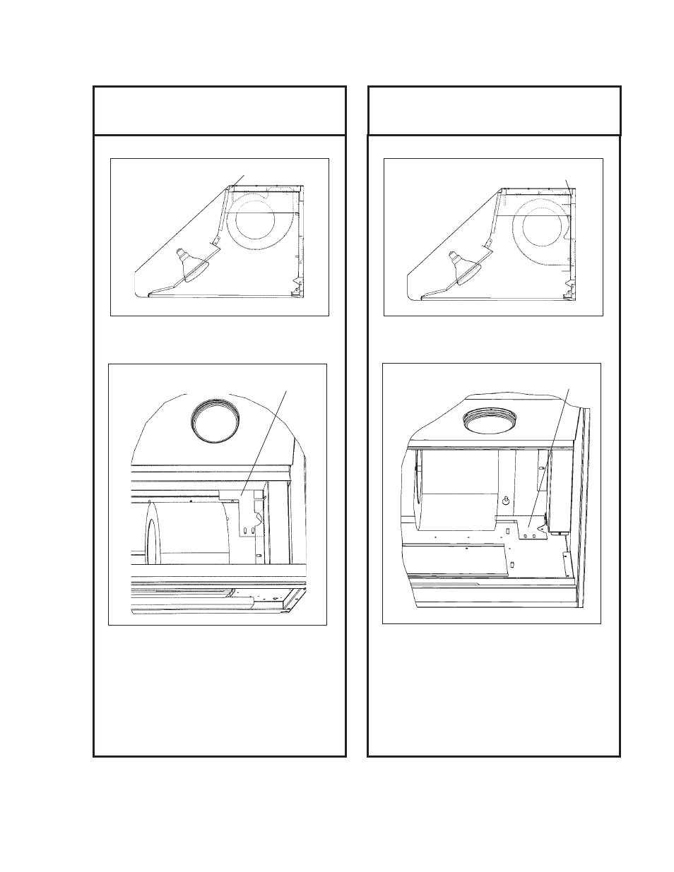 Instructions de câblage, Décharge verticale, Décharge horizontale | Thermador PH54 User Manual | Page 22 / 38