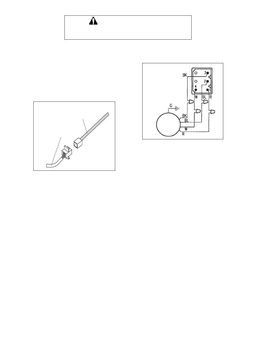 Câblage de la hotte avec une soufflerie à distance, Câblage de la hotte avec moteur intégré, Avertissement | Installation de la soufflerie à distance | Thermador PH54 User Manual | Page 23 / 38