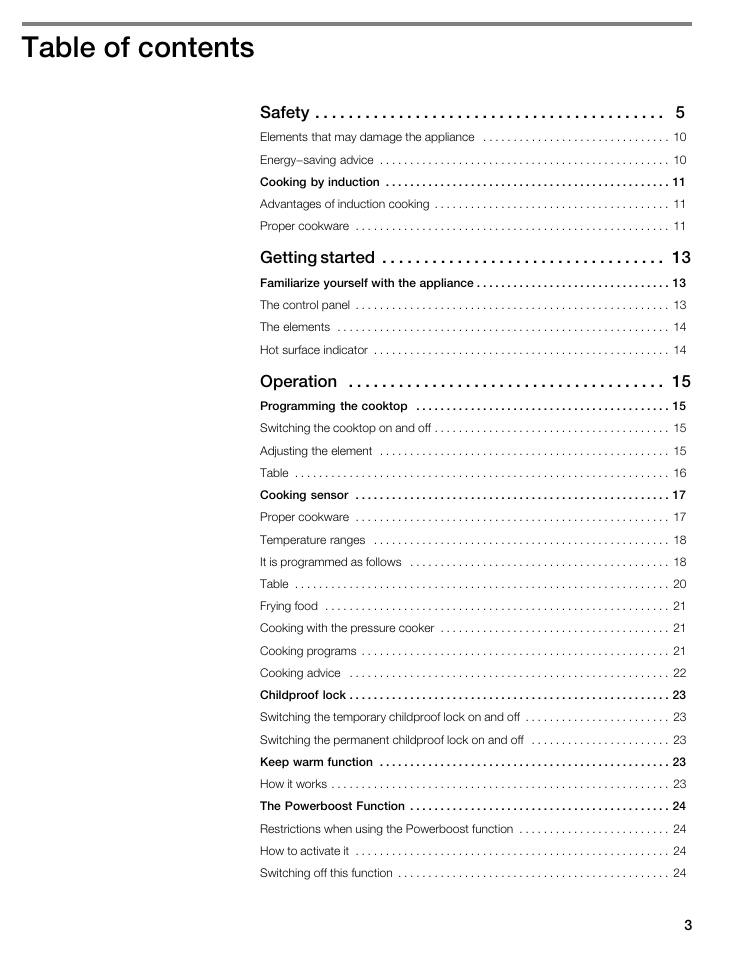 Thermador CIS365GB User Manual | Page 2 / 113