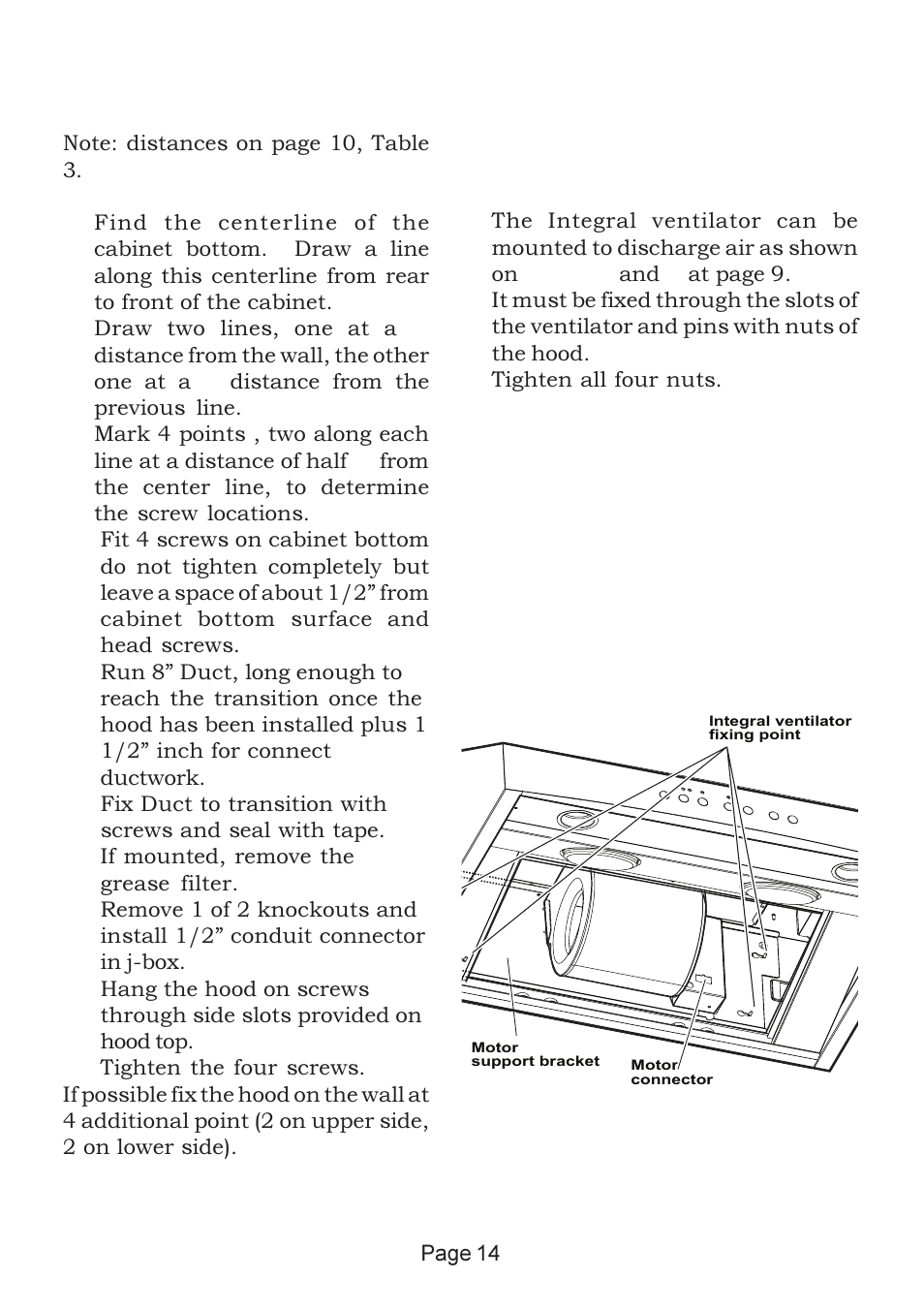 Thermador HSB User Manual | Page 14 / 17