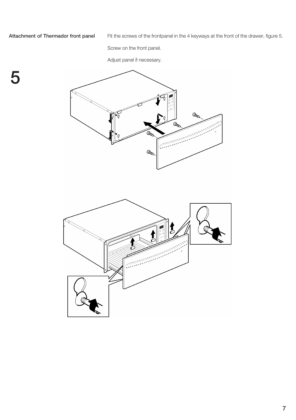 Thermador WDC30 User Manual | Page 7 / 24