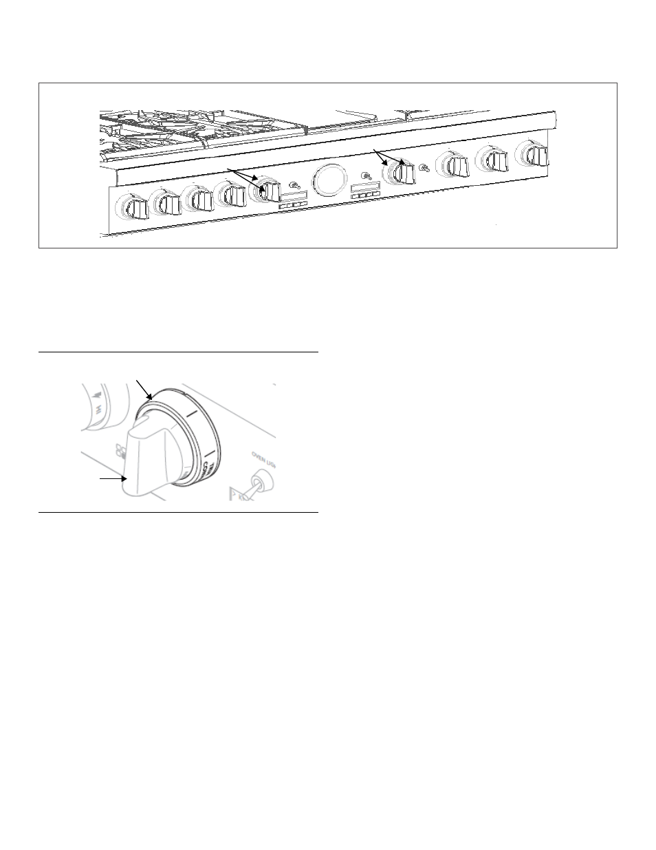 Figure 30: 48” model control panel, To set the ovens, Figure 31: mode selector ring & temperature knob | After oven has preheated, place food inside | Thermador PROFESSIONAL PRD48 User Manual | Page 32 / 138