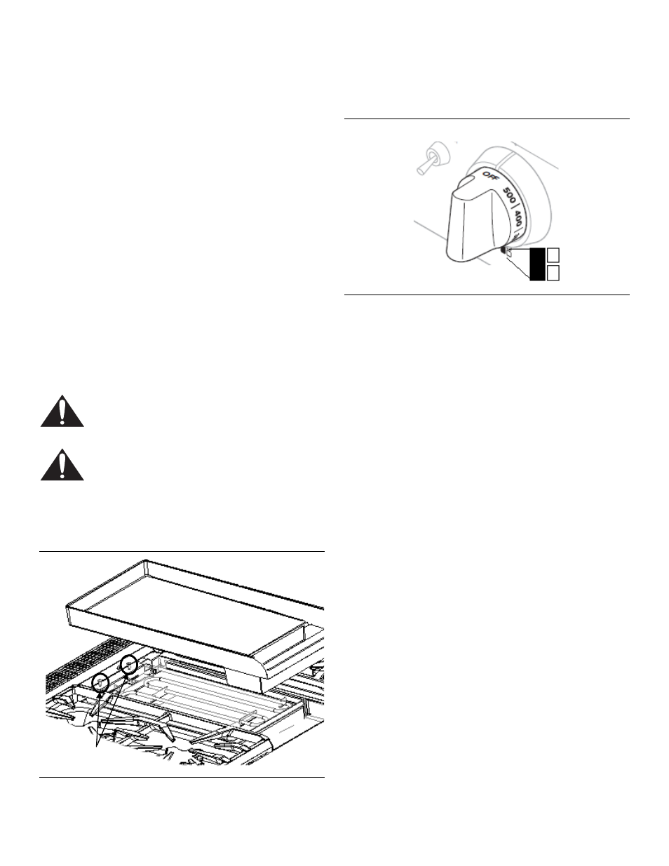 Bouton de commande de la plaque chauffante | Thermador PROFESSIONAL PRD48 User Manual | Page 71 / 138