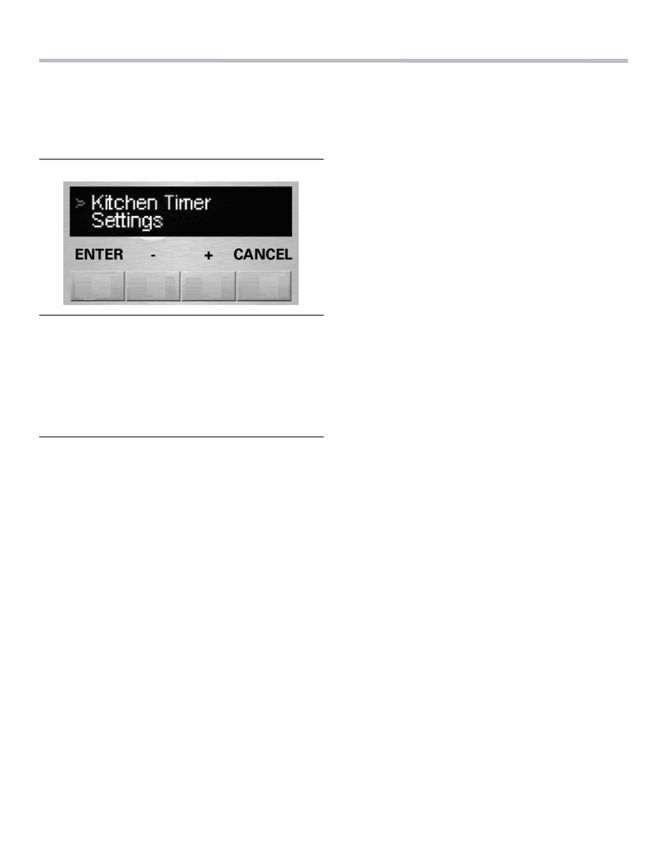 Commandes pour le réglage du four, La touche enter confirme la sélection, Figure 26 : commandes du four | Appuyez sur enter, Utilisation du four, Fonctions de cuisson supplémentaires | Thermador PROFESSIONAL PRD48 User Manual | Page 73 / 138