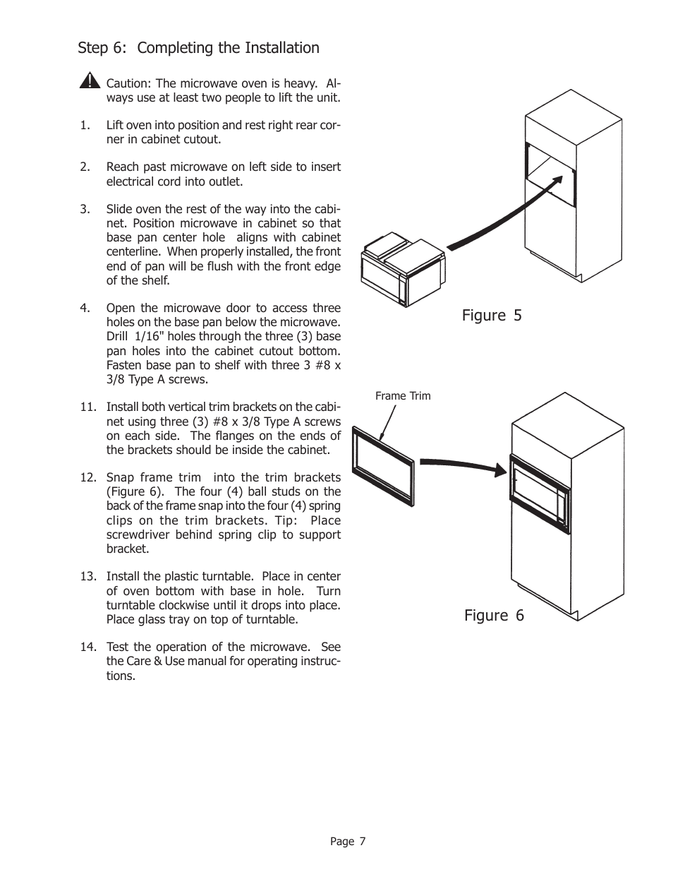 Thermador MET27B User Manual | Page 7 / 8