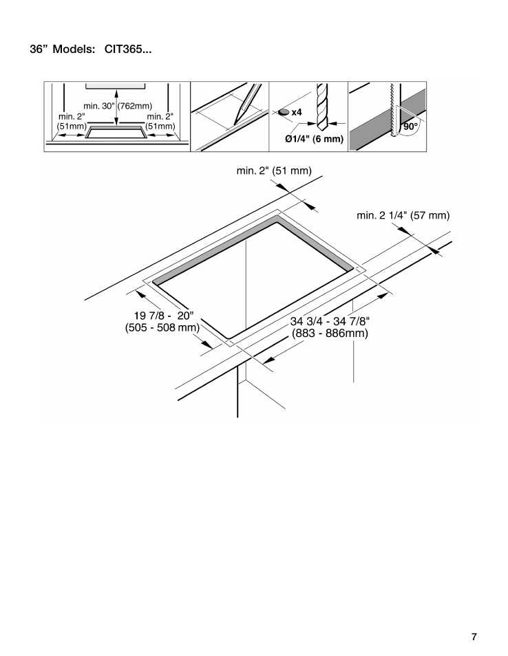 Thermador CIT365 User Manual | Page 6 / 35