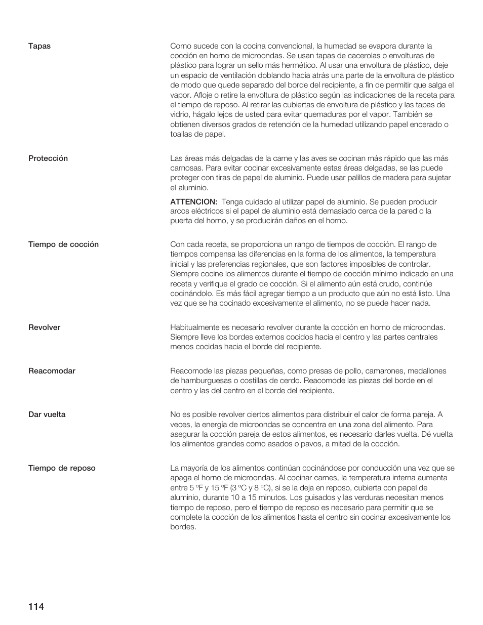 Thermador MCES User Manual | Page 114 / 136