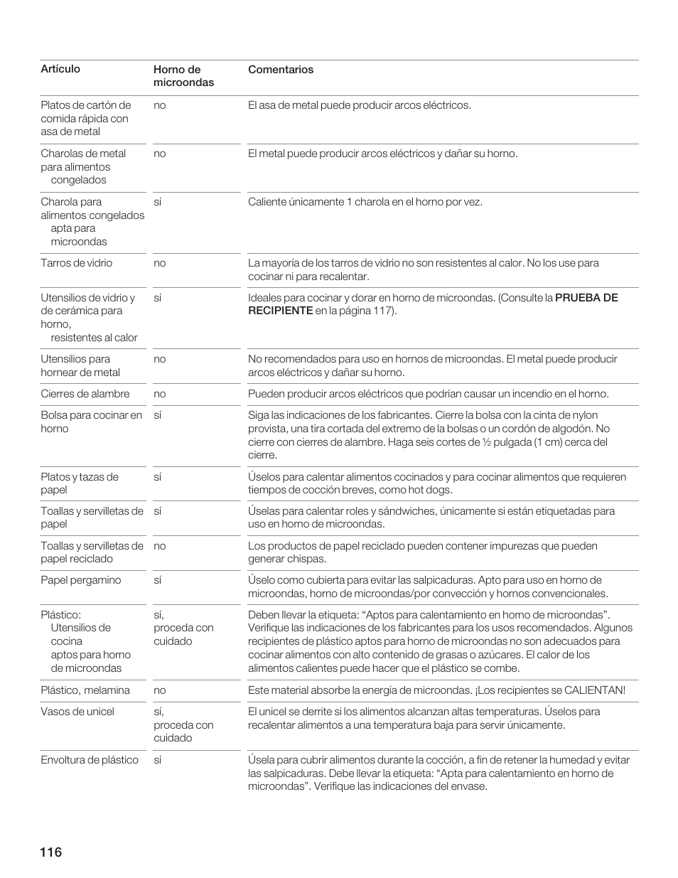 Thermador MCES User Manual | Page 116 / 136